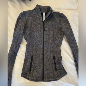 Lululemon define jacket in perfect condition grey with black accents size 2